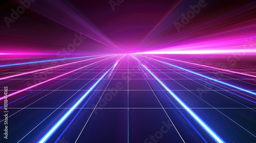 Neon Grid Highway