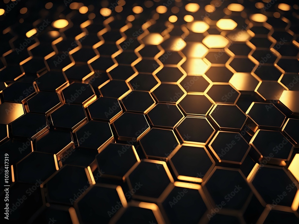 abstract background with hexagons abstract background with hexagons