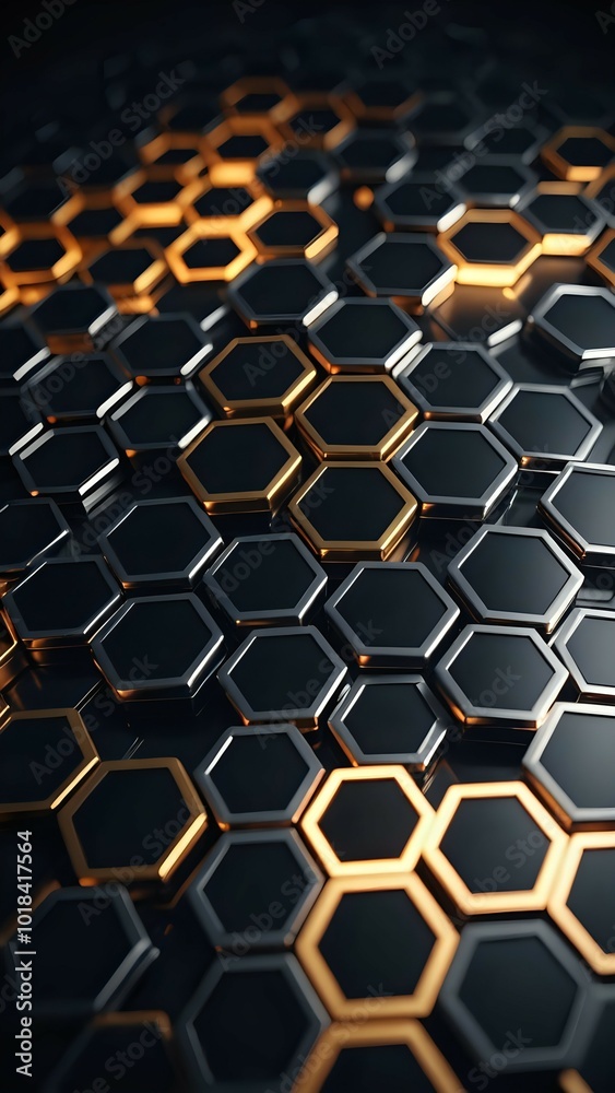 abstract hexagon background