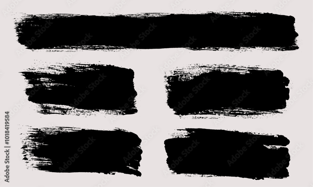 Brush strokes vector. Painted rectangles collection. Grunge long text boxes or textured backgrounds set. Brush strokes vector. Painted rectangles collection. Grunge long text boxes or textured backgrounds set.
