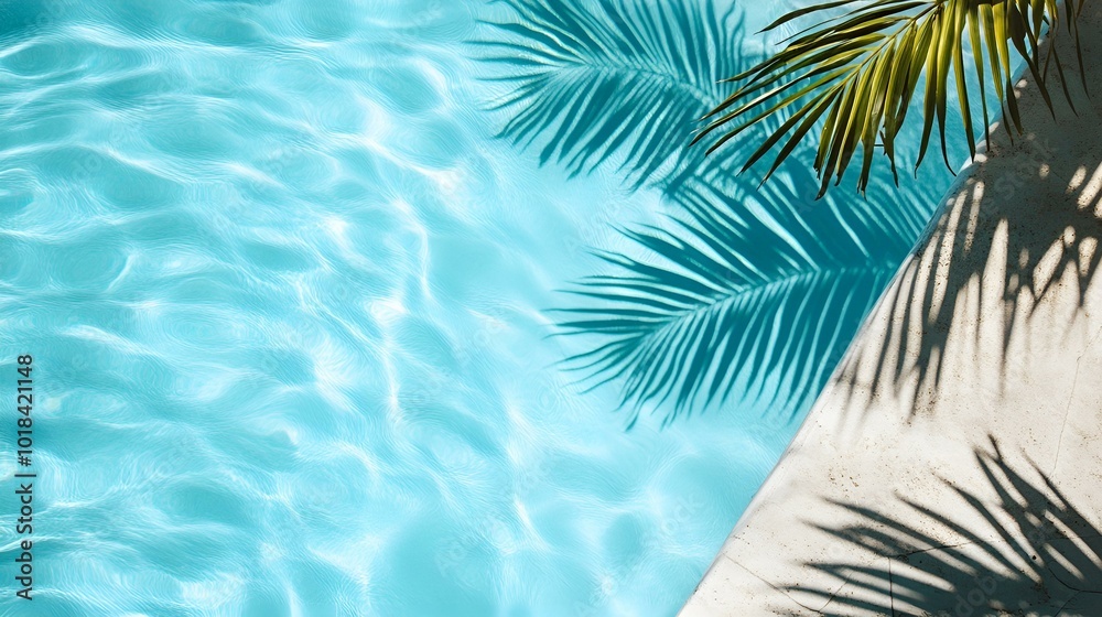 palm tree in pool palm tree in pool