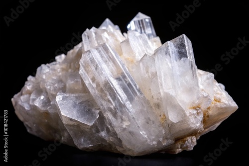 Natural raw danburite mineral cutout photo