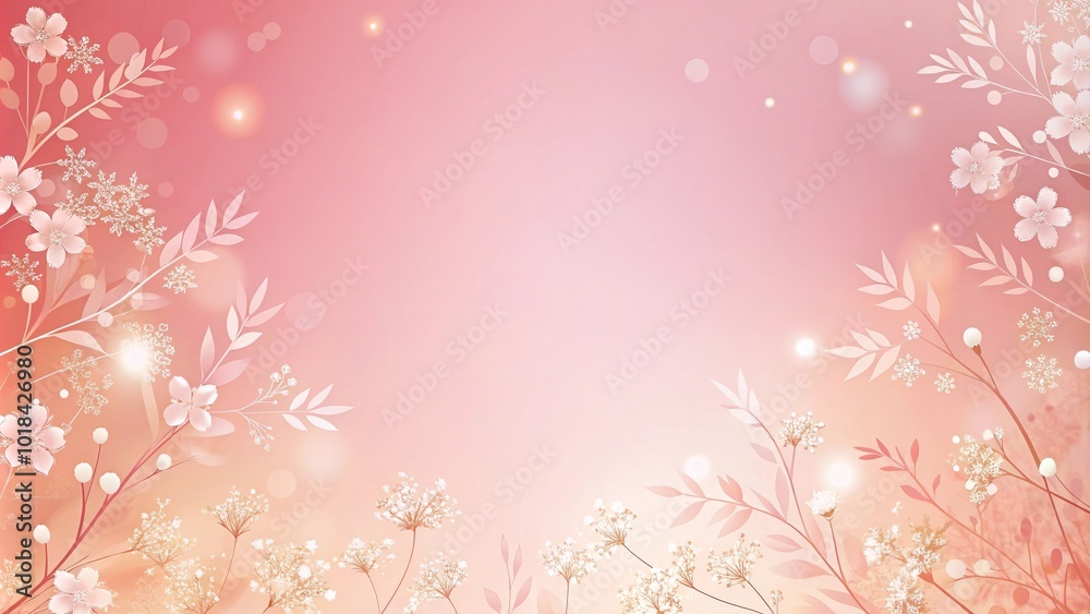 Gradient background with pink and peach hues resembling cotton candy clouds, creating a delicate romantic and airy atmosphere Gradient background with pink and peach hues resembling cotton candy clouds, creating a delicate romantic and airy atmosphere