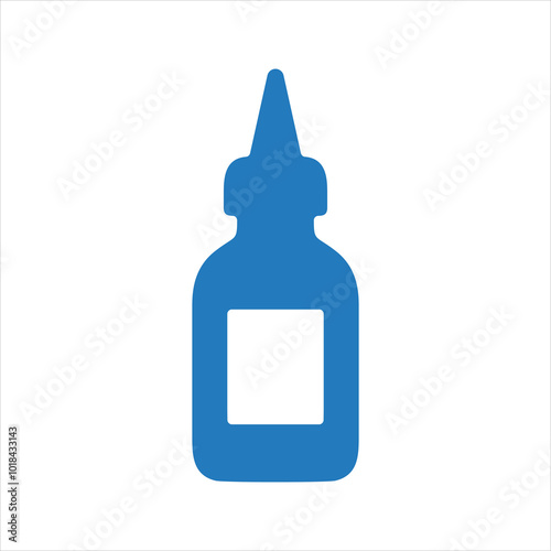 Nasal spray icon. Cold, medicine icon