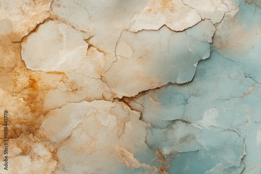 Naklejka premium Artistic Aerial Interpretation of Earth's Texture
