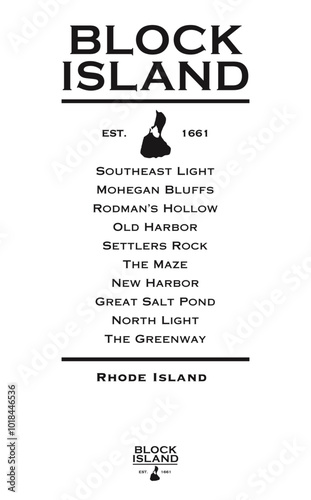Block Island T-shirt design