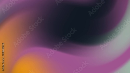 Orange, purple, black, and green abstract gradient background. Suitable for dynamic designs, modern art concepts, eclectic themes, and vibrant visuals in Halloween or fall vibes.