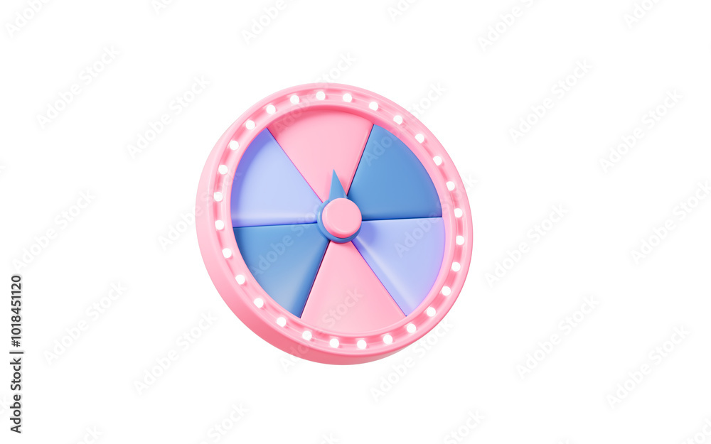 Cartoon spinning fortune wheel, fortune spinning wheel for promotion events, 3d rendering. Cartoon spinning fortune wheel, fortune spinning wheel for promotion events, 3d rendering.