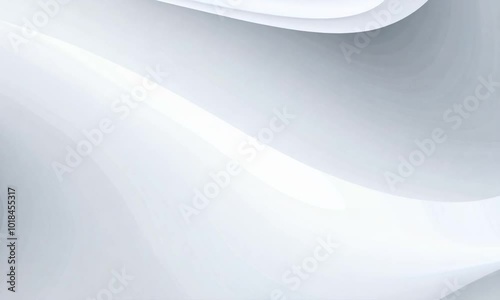 Bright white grey waves abstract motion background