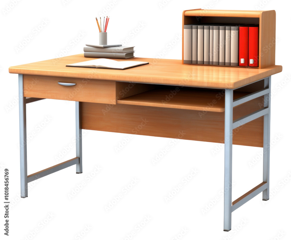 PNG Desk furniture computer table transparent background PNG Desk furniture computer table transparent background