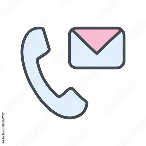 Contact Us Vector Icon