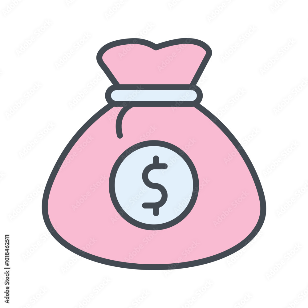 Money Bag Vector Icon