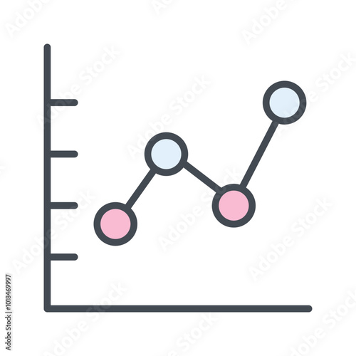 Business Graph Vector Icon