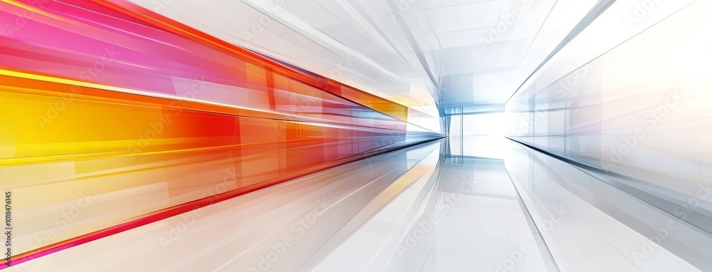 Futuristic Abstract Background with Colorful Rays of Light. AI generated illustration Futuristic Abstract Background with Colorful Rays of Light. AI generated illustration