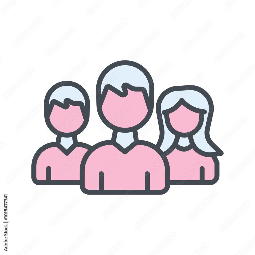 Group Photo Vector Icon