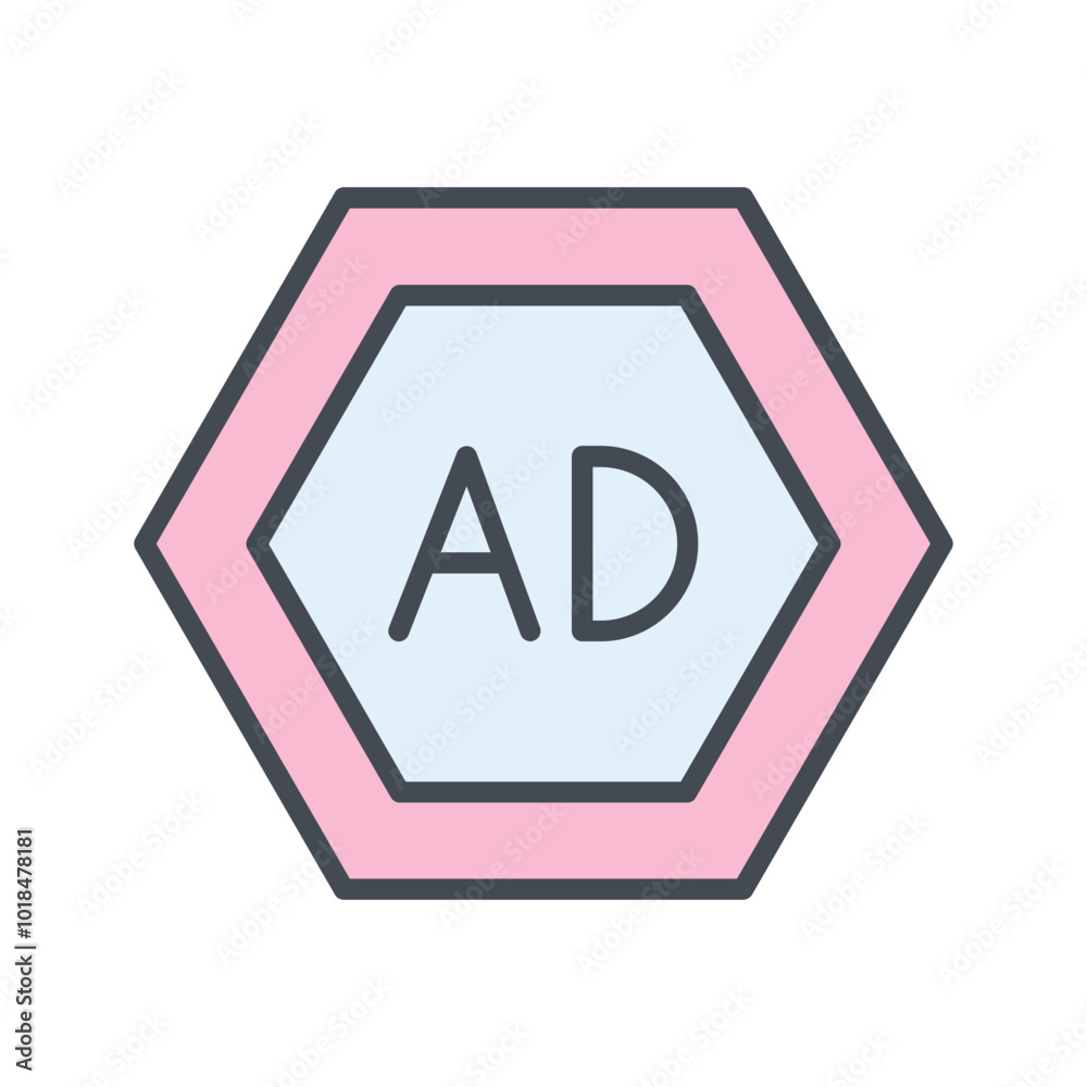 Ad Blocker Vector Icon