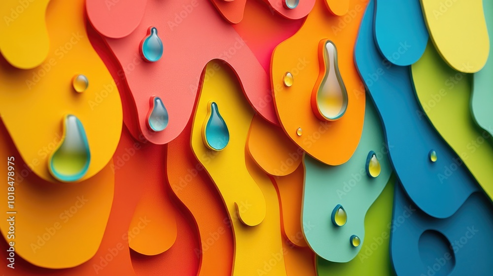 Abstract backdrop featuring droplets of water in motion Abstract background with moving water droplets Abstract backdrop featuring droplets of water in motion Abstract background with moving water droplets