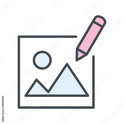 Photography Editing Vector Icon