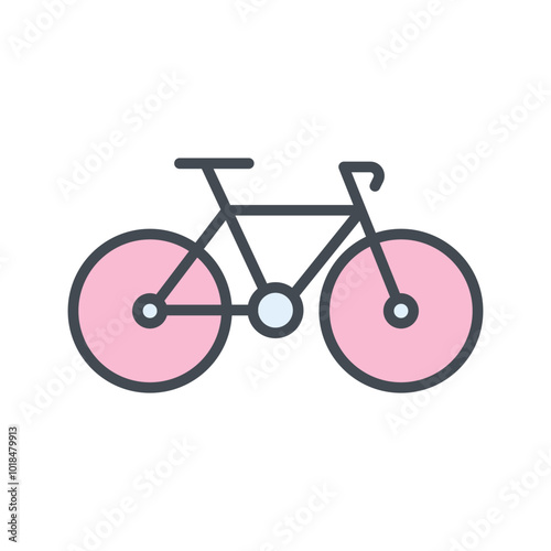 Bicyclist Vector Icon