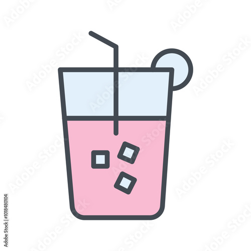 Party Drinks Vector Icon