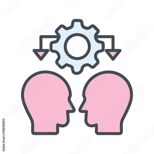 Conflict Management Vector Icon