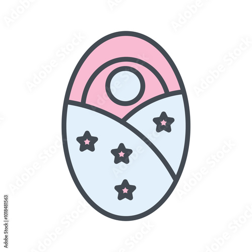 Swaddle Time Vector Icon