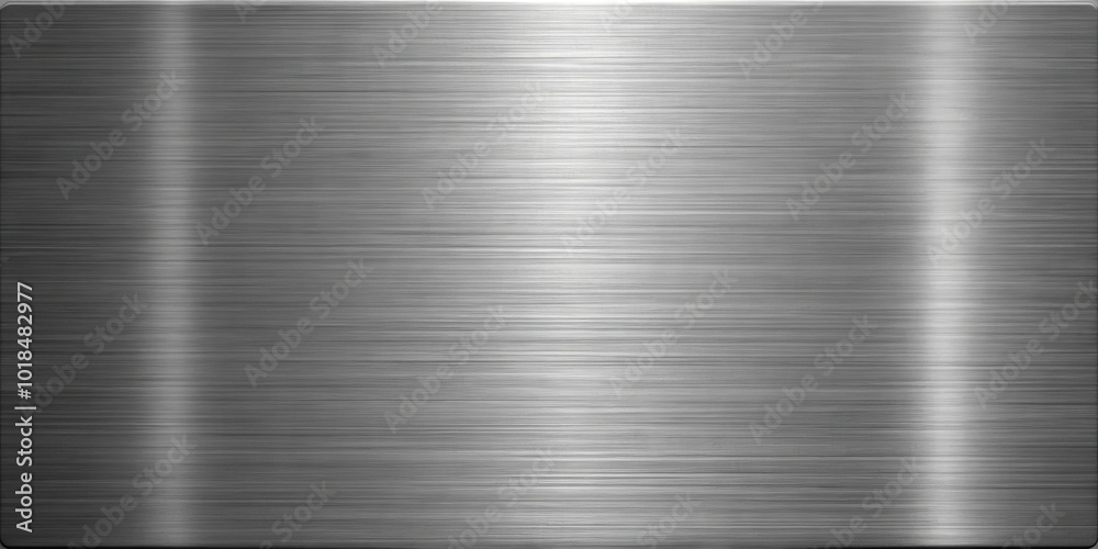 A Smooth and Shiny Silver Metal Plate with Fine Horizontal Lines and a Subtle Gradient A Smooth and Shiny Silver Metal Plate with Fine Horizontal Lines and a Subtle Gradient