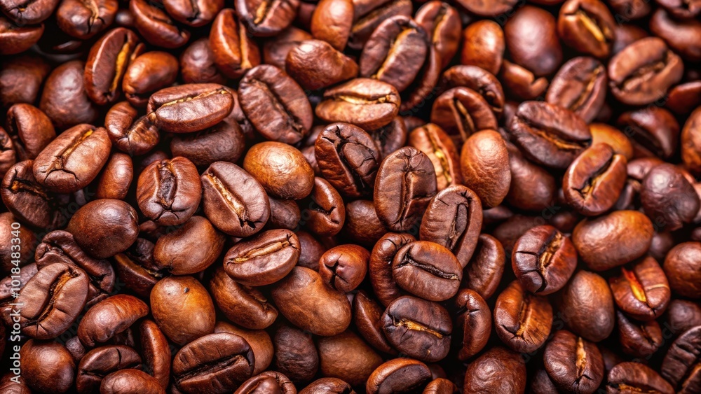 Closeup of a pile of variegated coffee beans with a rich chocolatey hue, coffee, beans, organic, closeup, pile, shapes, sizes Closeup of a pile of variegated coffee beans with a rich chocolatey hue, coffee, beans, organic, closeup, pile, shapes, sizes