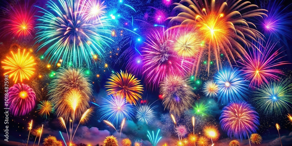 Embrace the New Year 2024 with a colorful wallpaper adorned with bright hues, shimmering fireworks, and festive elements that encapsulate the essence of celebration and joy. Embrace the New Year 2024 with a colorful wallpaper adorned with bright hues, shimmering fireworks, and festive elements that encapsulate the essence of celebration and joy.