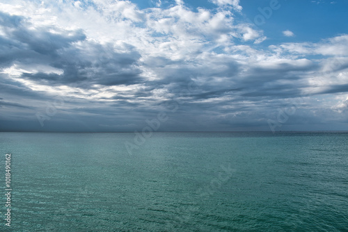 blue sky and sea