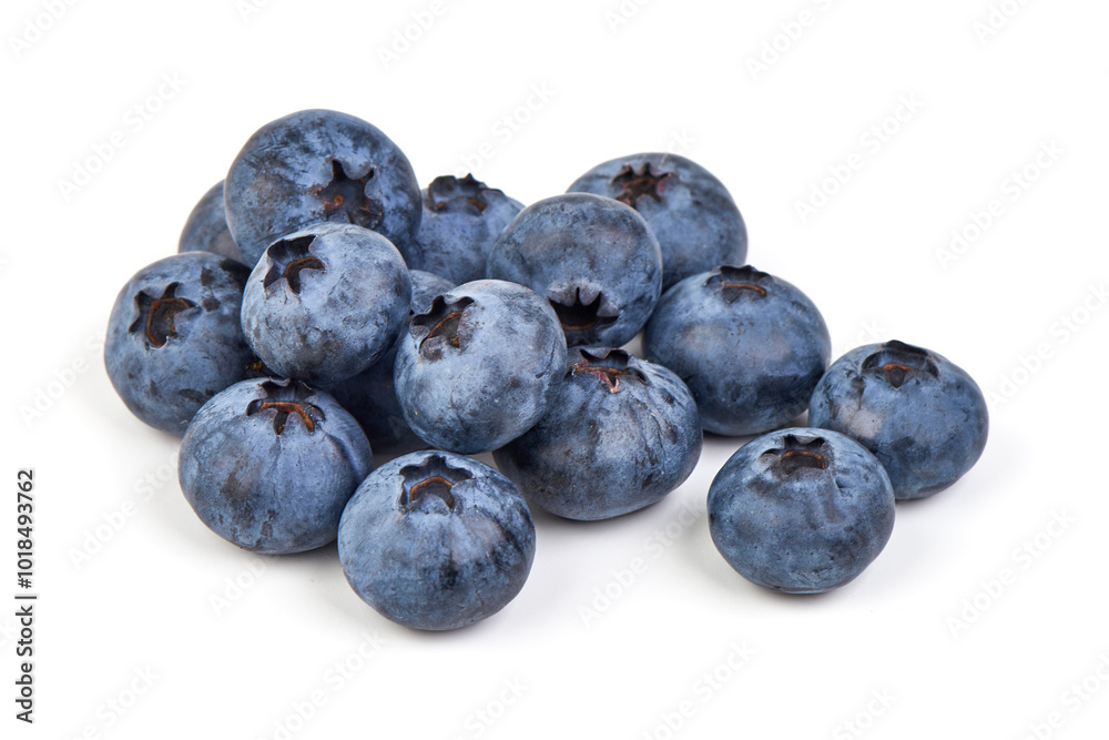 Fresh ripe blueberries, isolated on white background. Fresh ripe blueberries, isolated on white background.