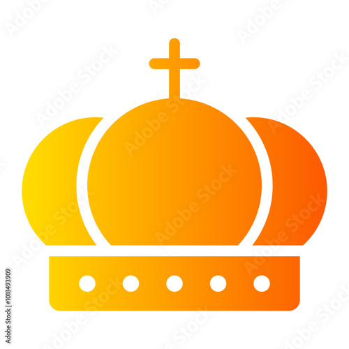 crown gradient icon