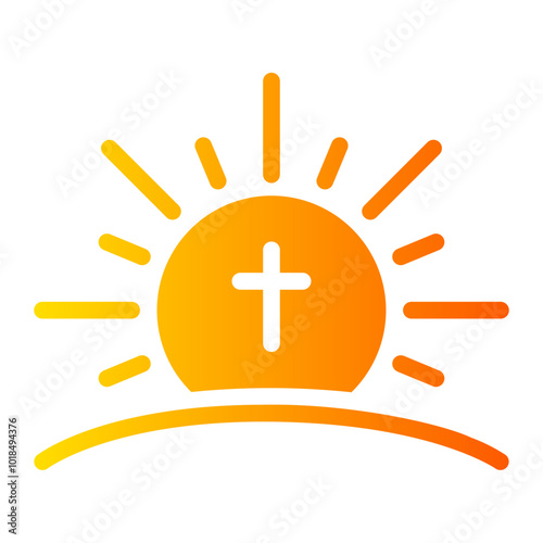 resurrection gradient icon