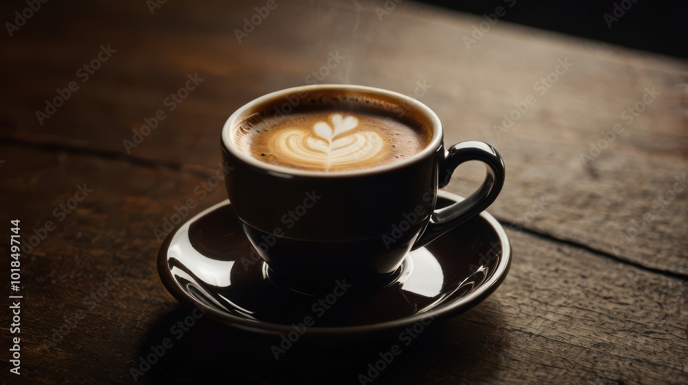 Coffee, Cup, Steam, Coffee Beans, Boiling Water, Plate, Spoon Coffee, Cup, Steam, Coffee Beans, Boiling Water, Plate, Spoon