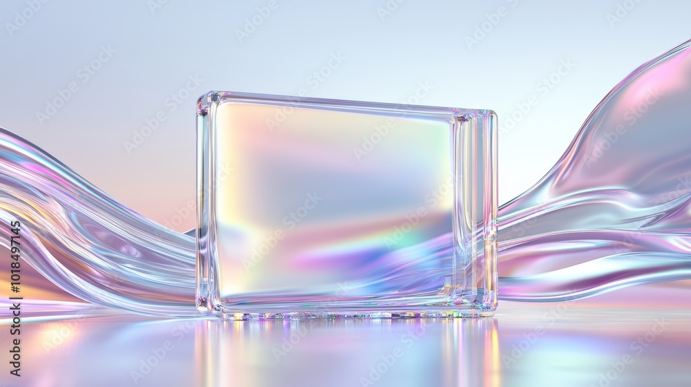 A minimalist laptop displayed on a bright pink background with shiny metallic fabric, showcasing futuristic and vibrant design.