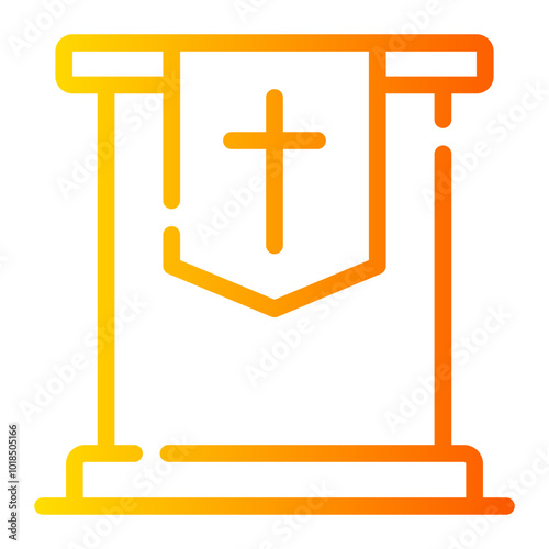 Altar gradient icon