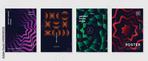 Cover template collection. Ideal design for social media, cover, banner, flyer.