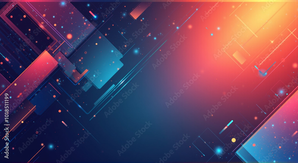 abstract background with stars