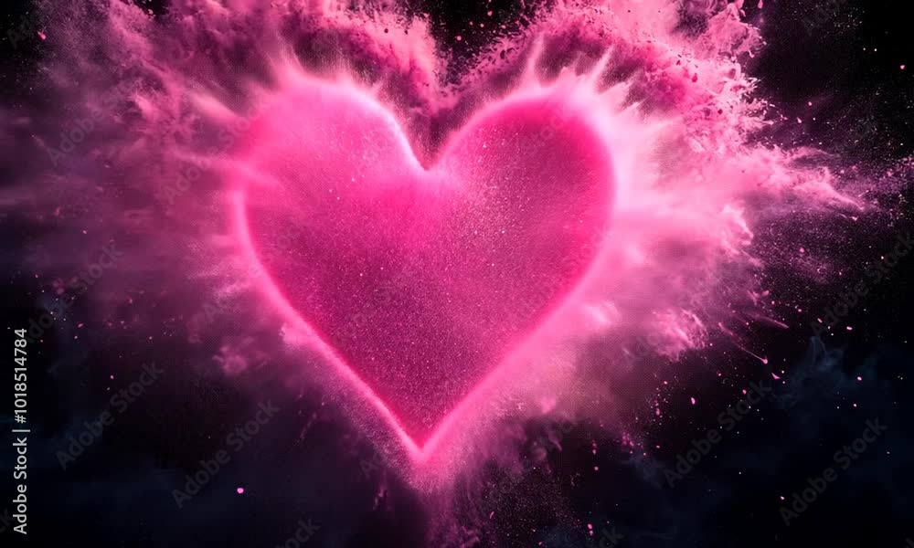 abstract heart with bokeh lights abstract heart with bokeh lights