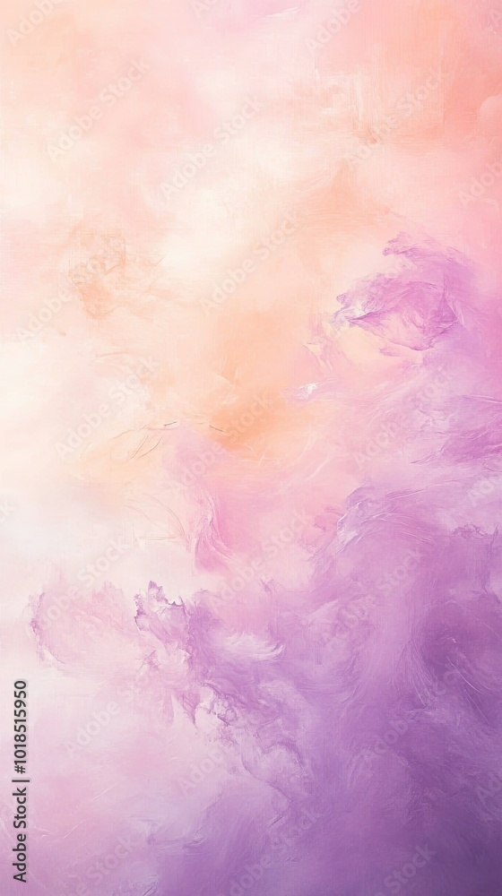 Obraz premium A dreamy blend of soft pastel colors creating a serene abstract background perfect for relaxing designs.