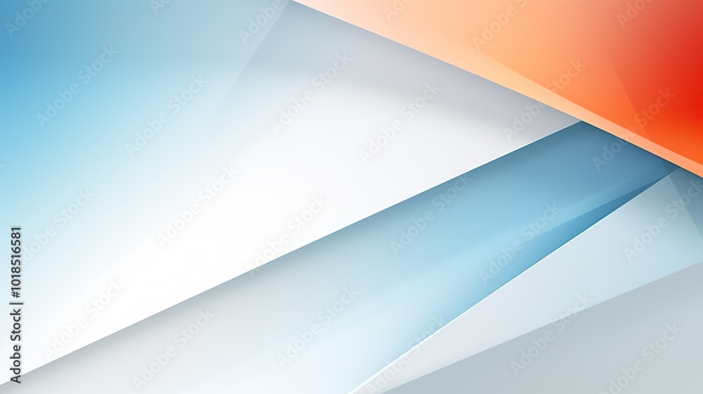 Abstract Geometric Background with Blue, White, and Orange Colors Abstract Geometric Background with Blue, White, and Orange Colors