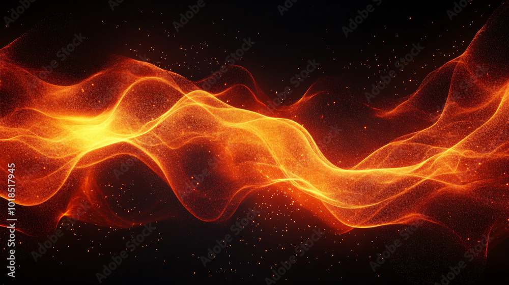 Obraz premium Black background with holographic neon digital wave. Background for song, desktop background, digital abstract themes.