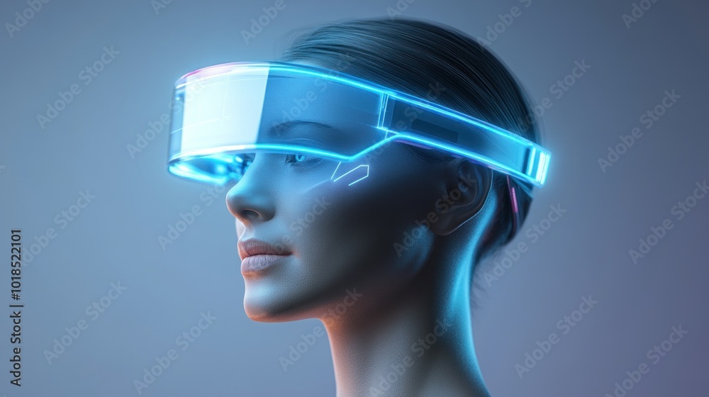 LED-illuminated smart glasses highlighting digital futures LED-illuminated smart glasses highlighting digital futures