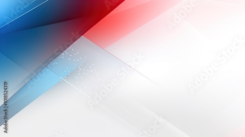 Abstract blue and red diagonal lines on a white background with blurred edges, modern graphic design for website, social media or presentation