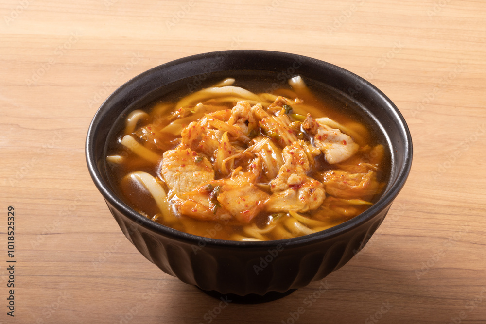 豚キムチうどん 豚キムチうどん