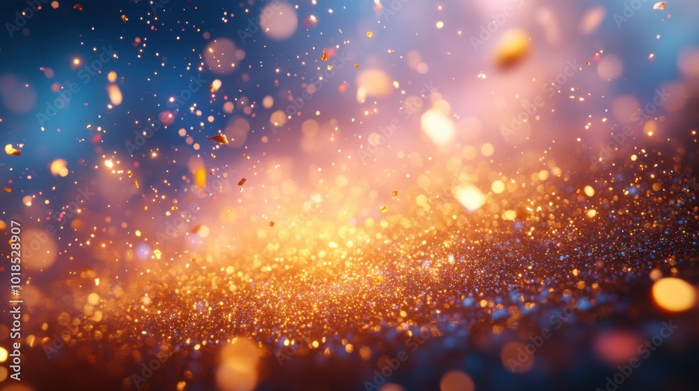 Bursting golden confetti, New Year Eve background, colorful party elements, energetic flair, lively composition. Bursting golden confetti, New Year Eve background, colorful party elements, energetic flair, lively composition.
