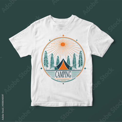 Camping T Shirt design Camping t shirt design free Adventure t shirt design free Teplatte photo