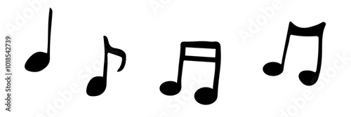 音符　メロディ　アイコンセット