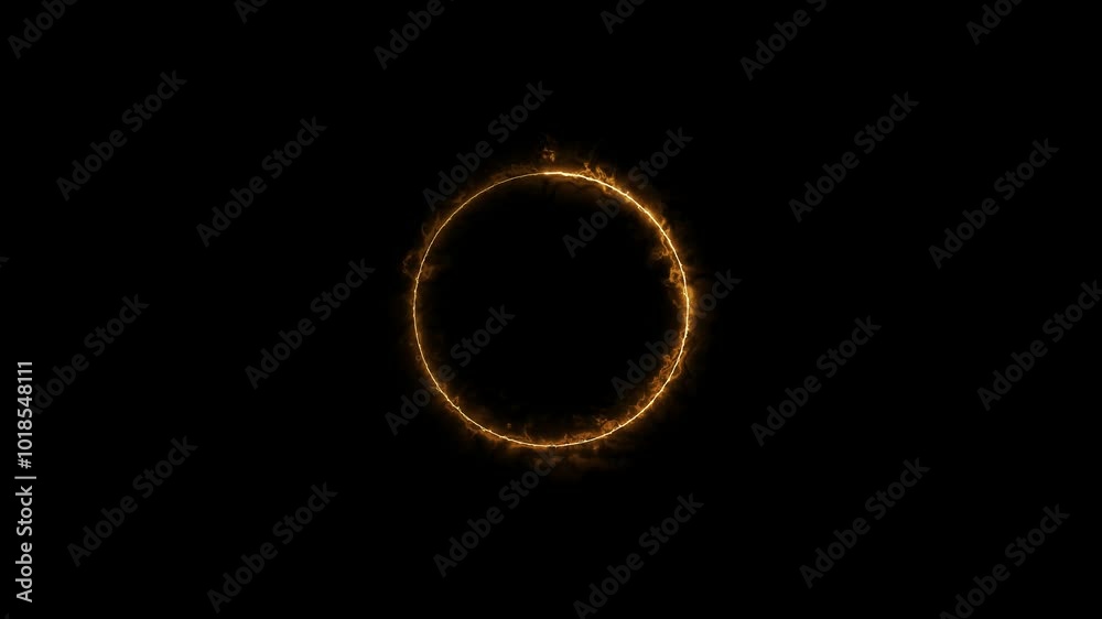 Neon line circle. neon light animated glowing border. Stylish neon frame.Circle shape frame Neon line circle. neon light animated glowing border. Stylish neon frame.Circle shape frame