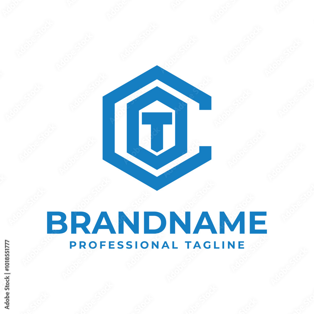 Letters COT Hexagon Logo, for COT, CTO, OCT, OIC, OTC, OTC initials Letters COT Hexagon Logo, for COT, CTO, OCT, OIC, OTC, OTC initials